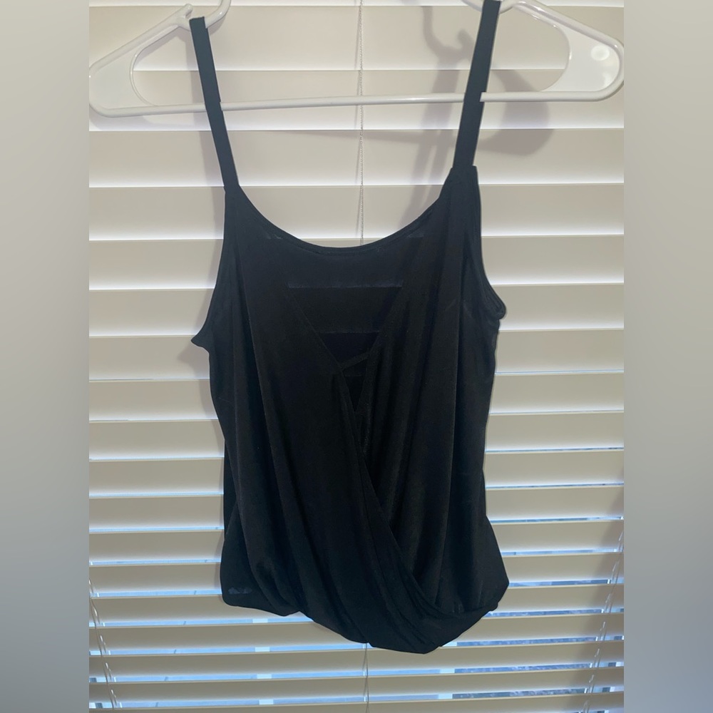 Black tank top